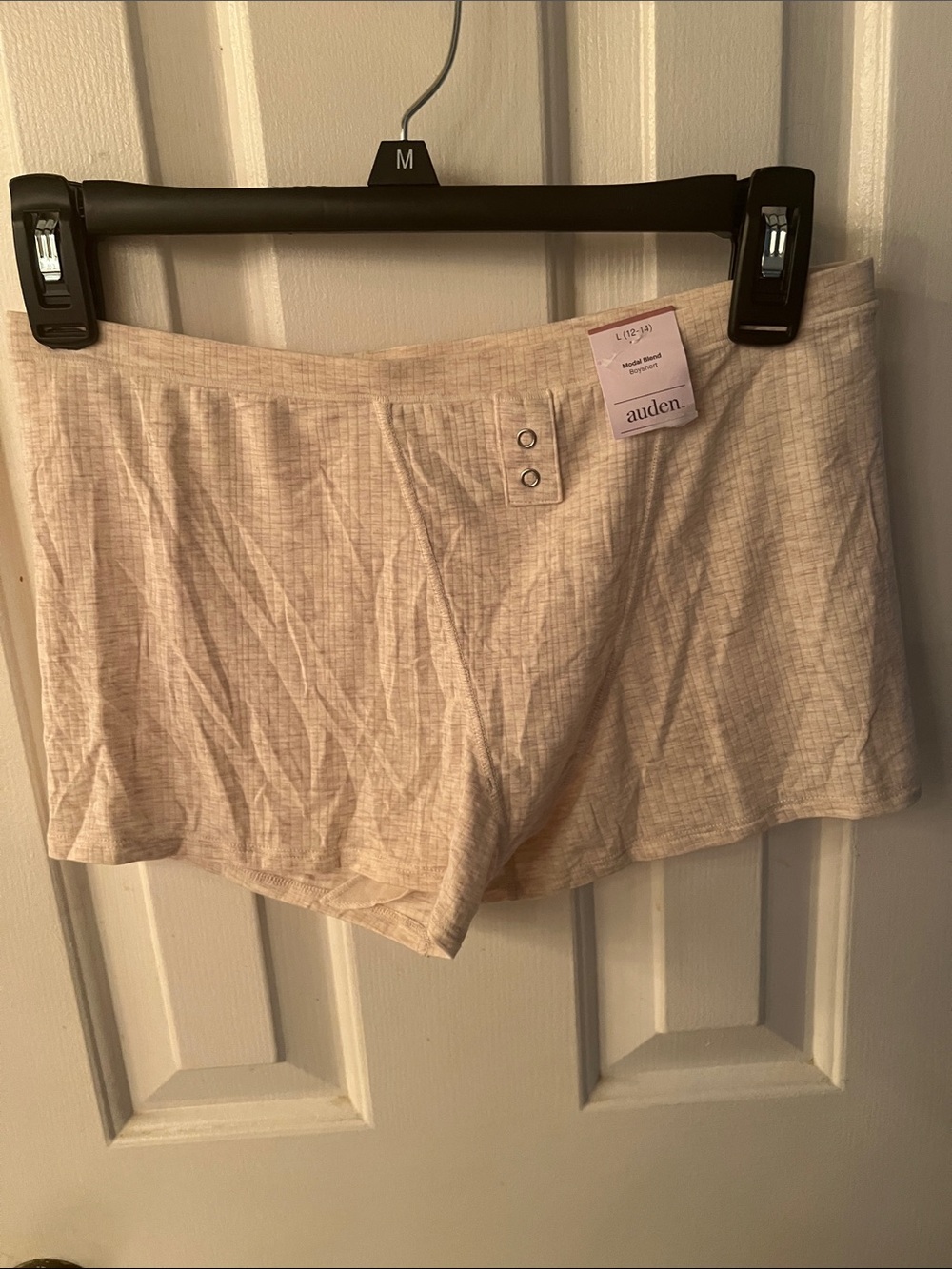 Auden Cream Knit Sleep Shorts